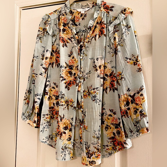 LAUREN CONRAD BLOUSE | M - Picture 1 of 6